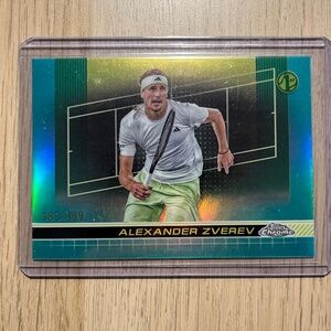 Alexander Zverev 2024 Tennis Topps Chrome 383/399